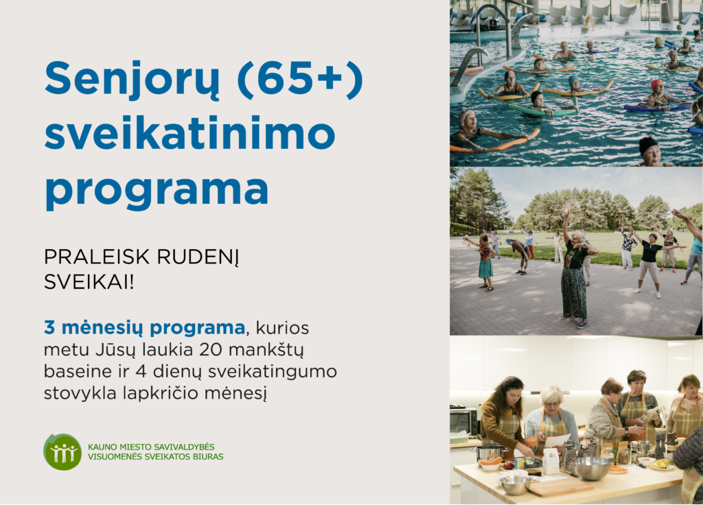 Sveikatingumo programa (65+) senjorams