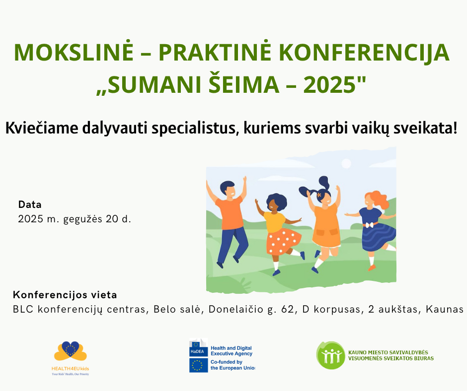 Mokslinė-praktinė konferencija „Sumani šeima – 2025“