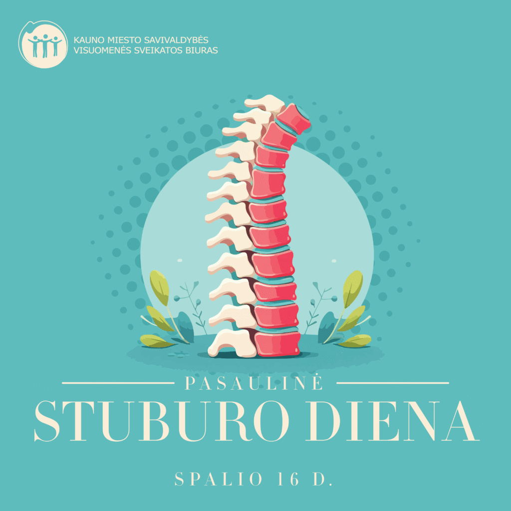 Spalio 16-oji – Pasaulinė stuburo diena!