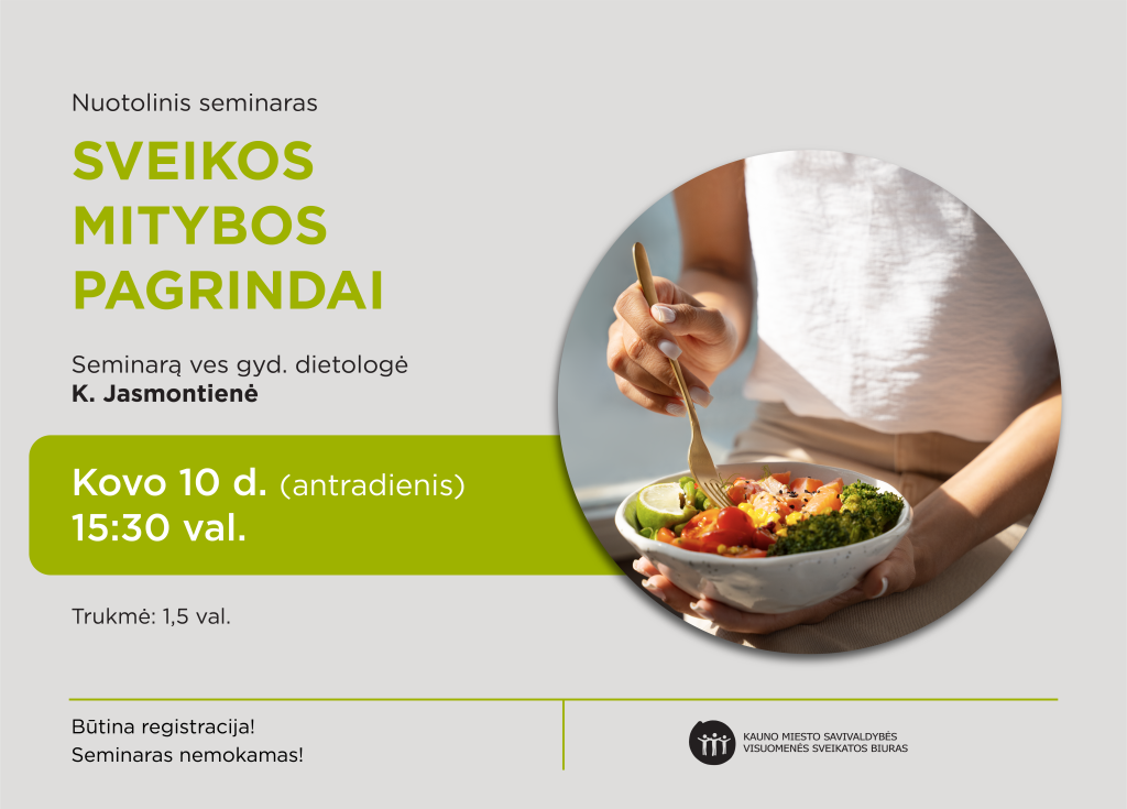 Sveikos mitybos pagrindai