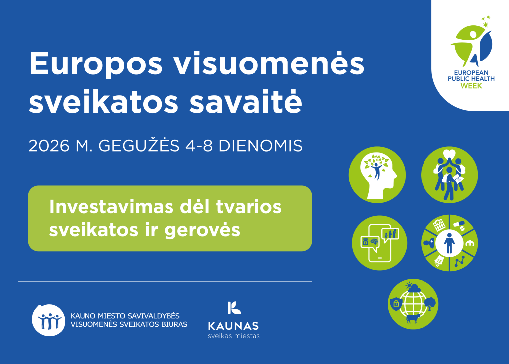 Europos visuomenės sveikatos savaitė 2026