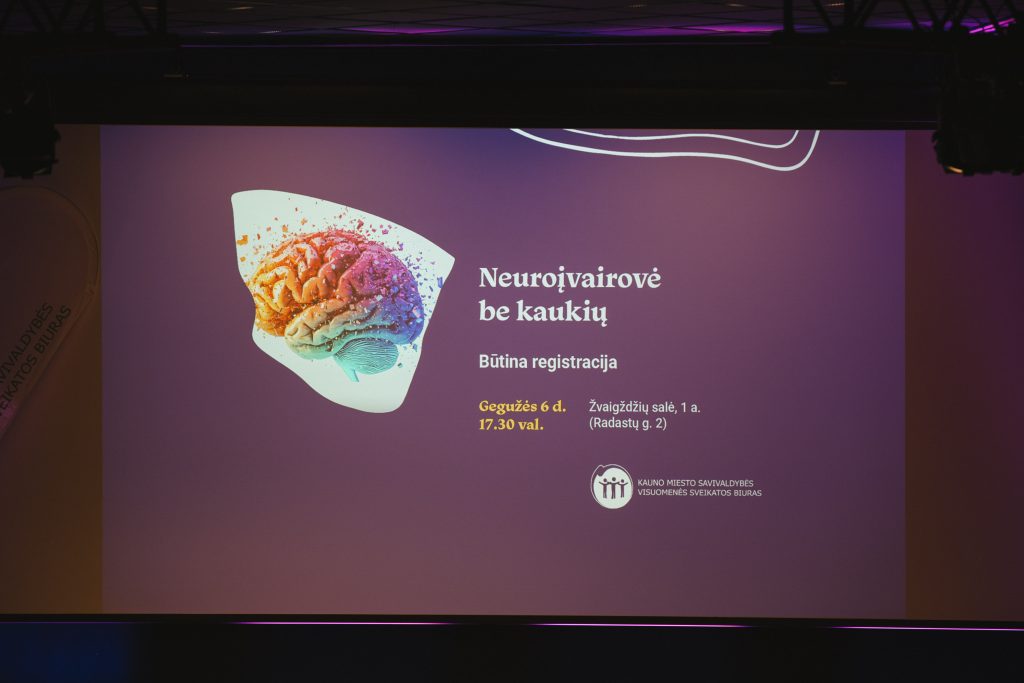 Atvira diskusija „Neuroįvairovė be kaukių“