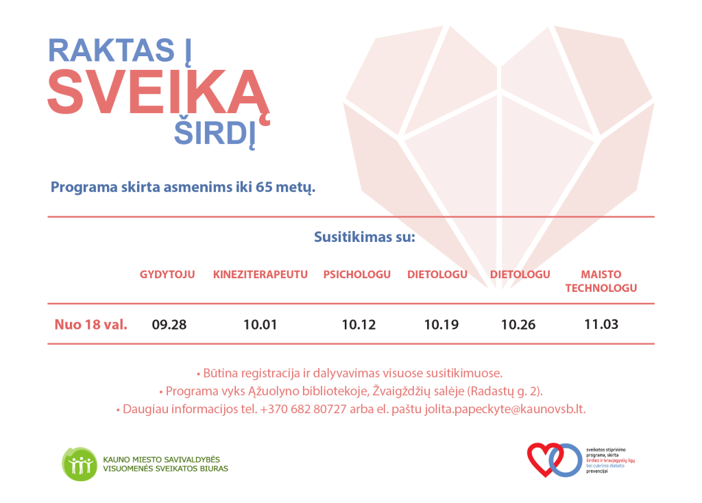 Programa „Raktas į sveiką širdį”