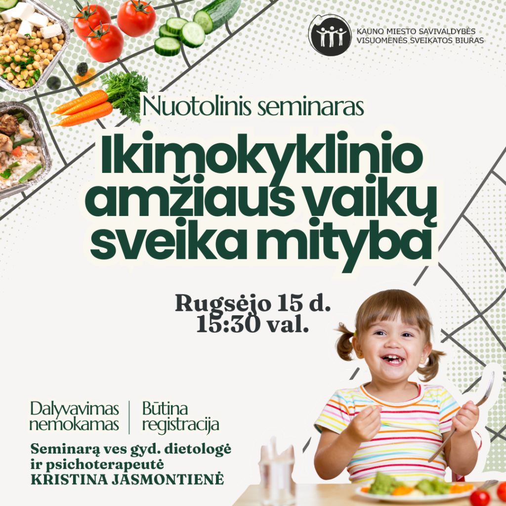 Mažųjų mityba: sveiki įpročiai visam gyvenimui