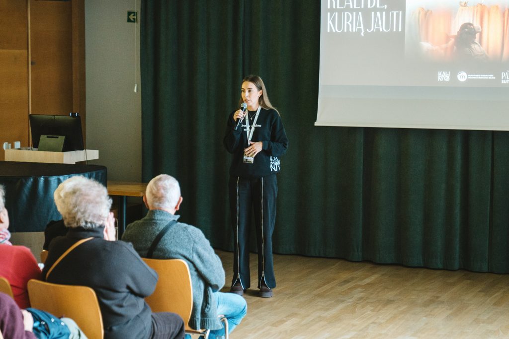 Renginio akimirkos „Realybė, kurią jauti“